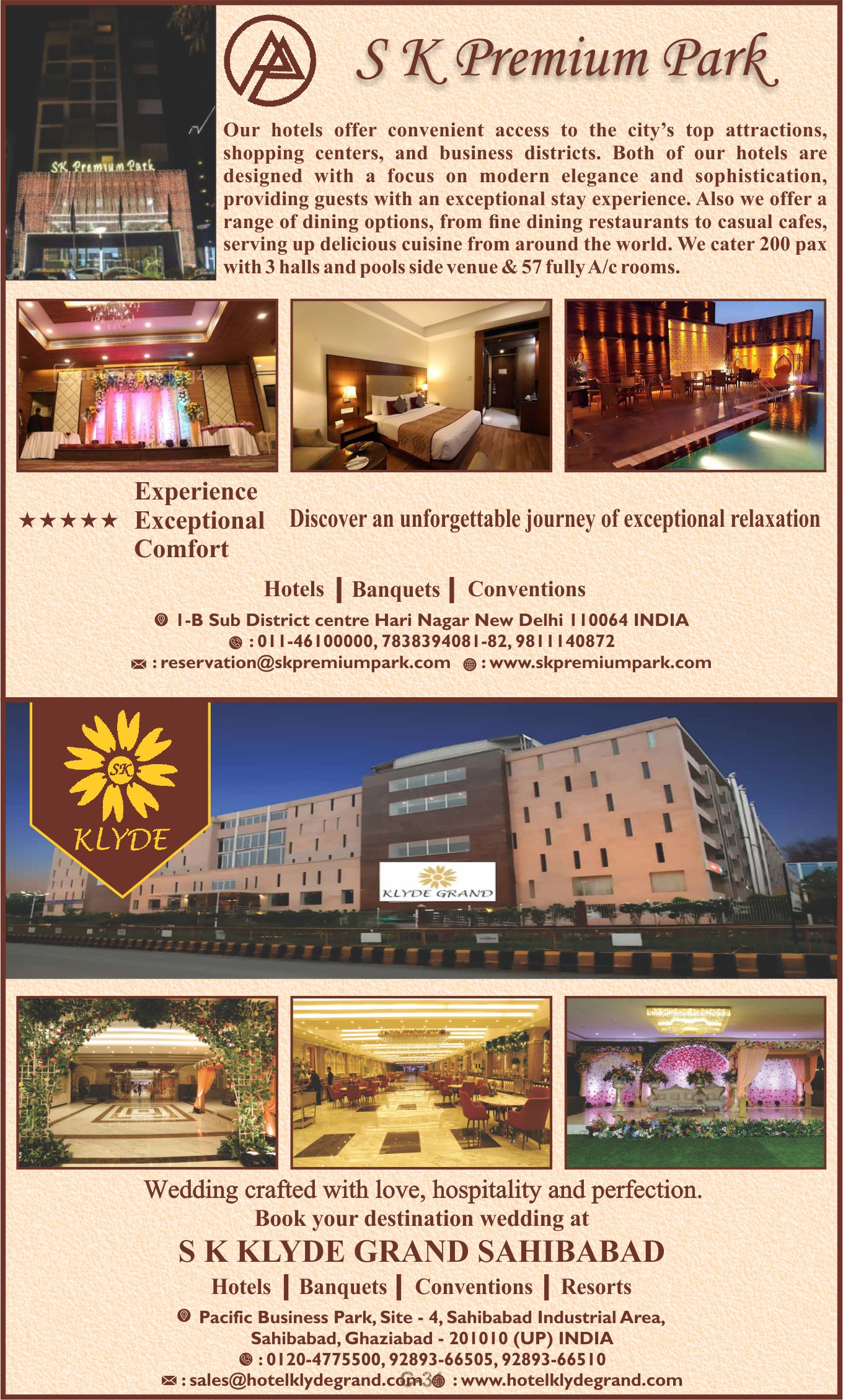 S K PREMIUM PARK + S K KLYDE GRAND SAHIBABAD